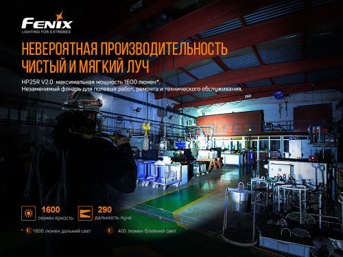 Налобный фонарь Fenix HP25RV2.0, HP25RV20 фото 7